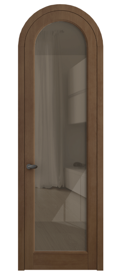 Межкомнатная дверь Palazzo 6814 Бук тёмный матовый Рефлективное бронзовое стекло "Stopsol", калёное Цена 9600 Br | Volhovec