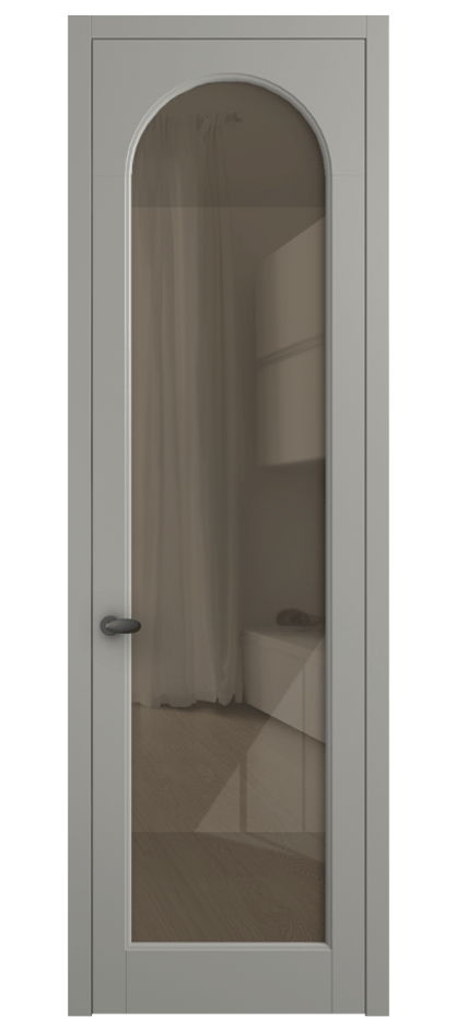 Дверь межкомнатная Palazzo 6804 Матовый нейтральный серый Рефлективное бронзовое стекло "Stopsol", калёное 0536 МНСР Цена 5600 Br Наличники уже входят в базовый комплект. Фабрика дверей Волховец 8 (800) 551 43 19 Межкомнатная дверь Palazzo 6804 Матовый нейтральный серый Рефлективное бронзовое стекло "Stopsol", калёное Цена 5600 Br | Volhovec