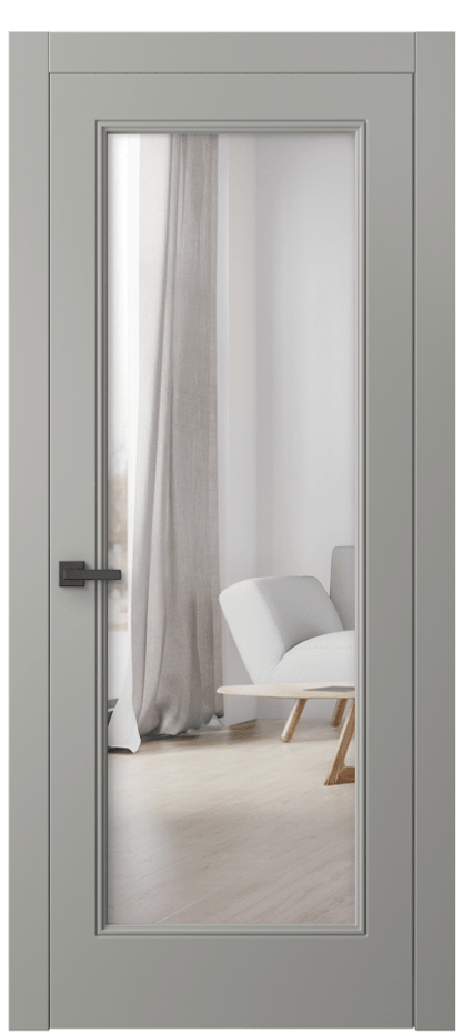 Дверь межкомнатная Linea 8300 Матовый нейтральный серый Двустороннее зеркало, триплекс 8 мм Гладкий компланарный наличник МНСР* Цена 3870 Br Наличники уже входят в базовый комплект. Фабрика дверей Волховец 8 (800) 551 43 19 Межкомнатная дверь Linea 8300 Матовый нейтральный серый Двустороннее зеркало, триплекс 8 мм Цена 3870 Br | Volhovec