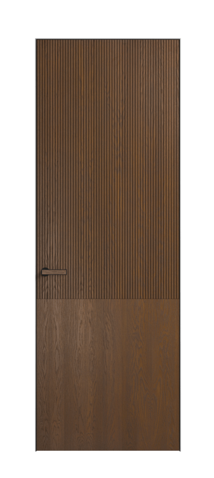 Дверь межкомнатная Velvet 8205 Дуб каштановый матовый. Скрытый короб Черный Цена 5500 . Фабрика дверей Волховец 8 (800) 551 43 19 Межкомнатная дверь Velvet 8205 Дуб каштановый матовый. Цена 5500 | Volhovec