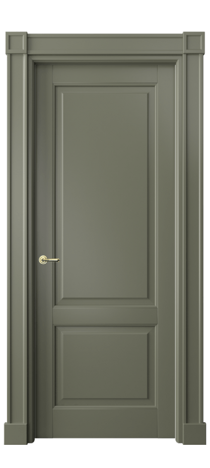 Межкомнатная дверь Тоскана Плано 6303 Матовый оливковый тёмный  Цена 7110 Br | Volhovec