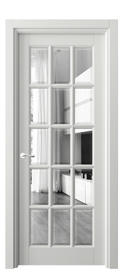 Дверь межкомнатная Лигнум 0708 Матовый светло-серый Двустороннее зеркало с фацетом, триплекс Гладкий наличник МССР Цена 6660 Br Наличники уже входят в базовый комплект. Фабрика дверей Волховец 8 (800) 551 43 19 Межкомнатная дверь Лигнум 0708 Матовый светло-серый Двустороннее зеркало с фацетом, триплекс Цена 6660 Br | Volhovec