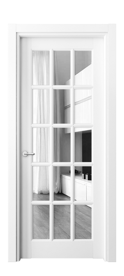 Дверь межкомнатная Тоскана Грильято 6311 Матовый белоснежный Двустороннее зеркало, триплекс Гладкий наличник МБЛ Цена 6140 Br Наличники уже входят в базовый комплект. Фабрика дверей Волховец 8 (800) 551 43 19 Межкомнатная дверь Тоскана Грильято 6311 Матовый белоснежный Двустороннее зеркало, триплекс Цена 6140 Br | Volhovec