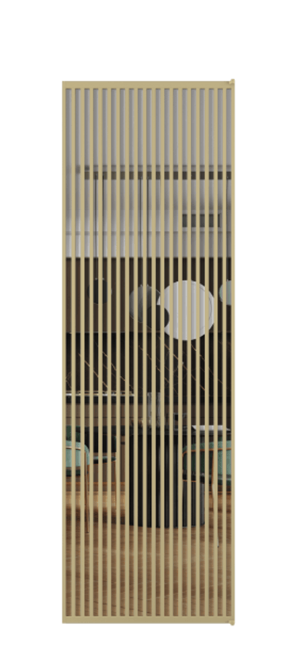 Алюминиевая дверь АЛПЛ040.06  Прозрачное стекло "Кристал Вижн", калёное Цена 12290  | Volhovec