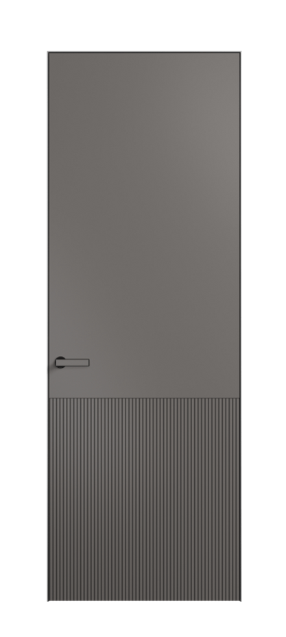Межкомнатная дверь Velvet АКП 8204 Матовый классический серый. Цена 3800  | Volhovec
