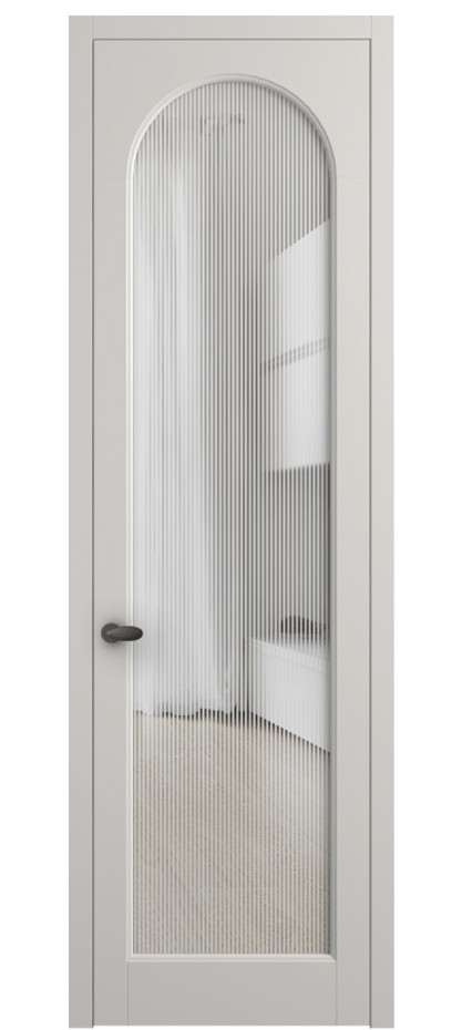 Дверь межкомнатная Palazzo 6804 Матовый серый Рифлёное стекло "Дюна", триплекс 0536 МСР Цена 5500 Br Наличники уже входят в базовый комплект. Фабрика дверей Волховец 8 (800) 551 43 19 Межкомнатная дверь Palazzo 6804 Матовый серый Рифлёное стекло "Дюна", триплекс Цена 5500 Br | Volhovec