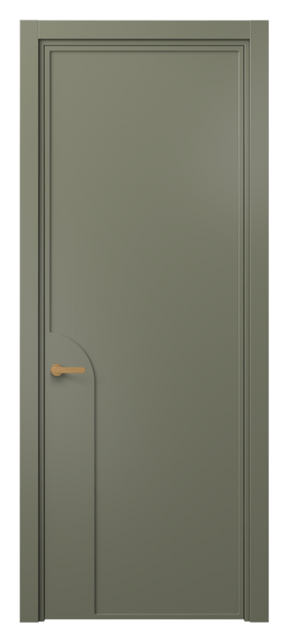 Межкомнатная дверь Frame 8605 Матовый оливковый тёмный  Цена 2940 Br | Volhovec