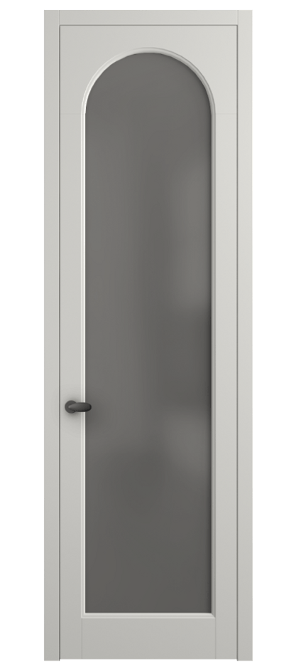 Межкомнатная дверь Palazzo 6804 Матовый серый Сатинированное серое стекло, триплекс Цена 5200 Br | Volhovec