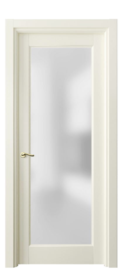 Межкомнатная дверь Лигнум 0700 Матовый молочно-белый Сатинированное стекло Цена 5080 Br | Volhovec