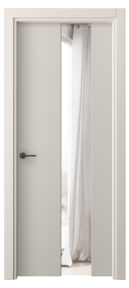 Межкомнатная дверь Freedom 4226 ПЭТ светло-серый Двустороннее зеркало, триплекс, 6 мм Цена 1600 Br | Volhovec