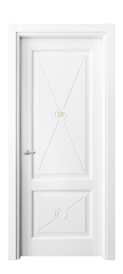 Межкомнатная дверь Тоскана Литера 6363 Матовый белоснежный  Цена 5850 Br | Volhovec
