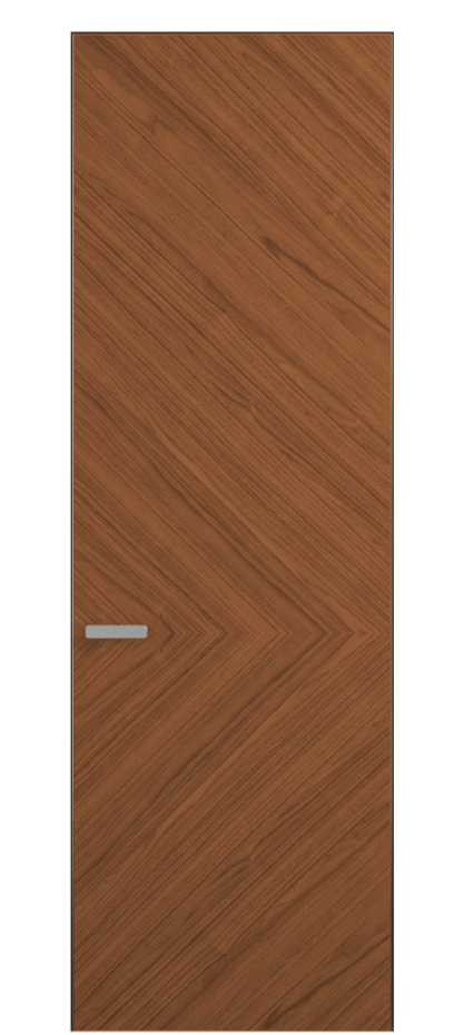 Дверь межкомнатная Rift 0202 Орех медный матовый рифт  Скрытый короб Черный Цена 4800 Br Наличники уже входят в базовый комплект. Фабрика дверей Волховец 8 (800) 551 43 19 Межкомнатная дверь Rift 0202 Орех медный матовый рифт  Цена 4800 Br | Volhovec