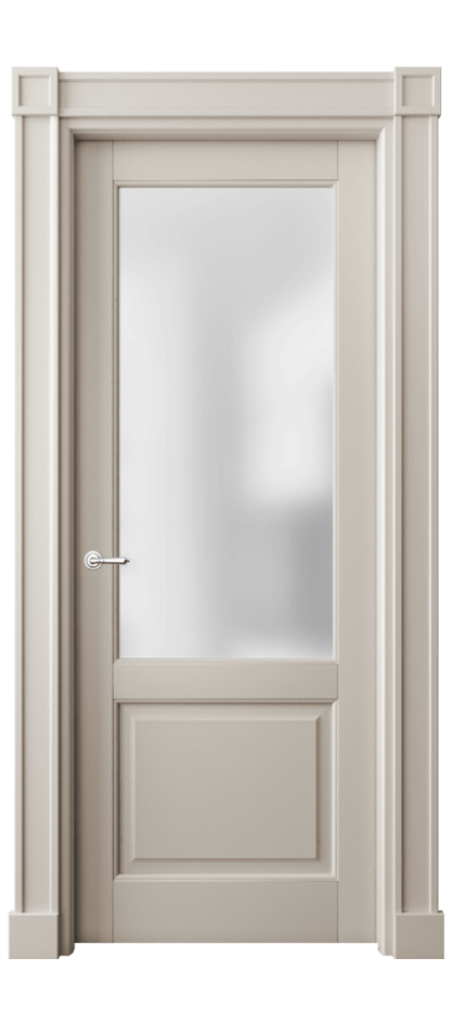 Межкомнатная дверь Toscana Plano 6302 Бук светло-бежевый Сатинированное стекло Цена 5240 Br | Volhovec