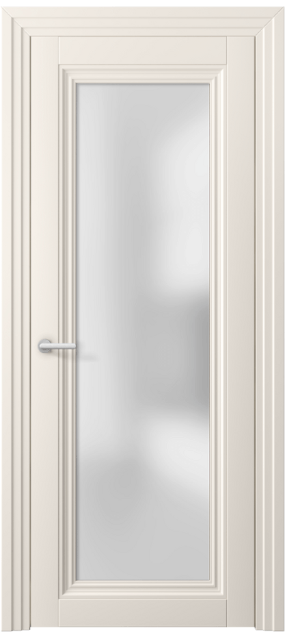 Дверь межкомнатная Centro 2502 ПЭТ кремово-белый Сатинированное стекло Каскадный наличник ПЭКБ Цена 2010 Br Наличники уже входят в базовый комплект. Фабрика дверей Волховец 8 (800) 551 43 19 Межкомнатная дверь Centro 2502 ПЭТ кремово-белый Сатинированное стекло Цена 2010 Br | Volhovec