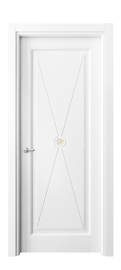 Межкомнатная дверь Тоскана Литера 6361 Матовый белоснежный  Цена 5970 Br | Volhovec