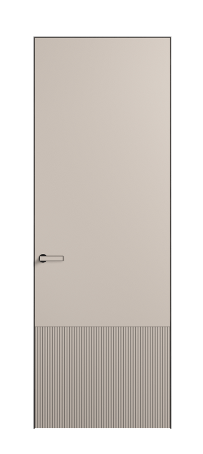 Межкомнатная дверь Velvet ПУ 8202 Матовый светло-бежевый. Цена 4300  | Volhovec