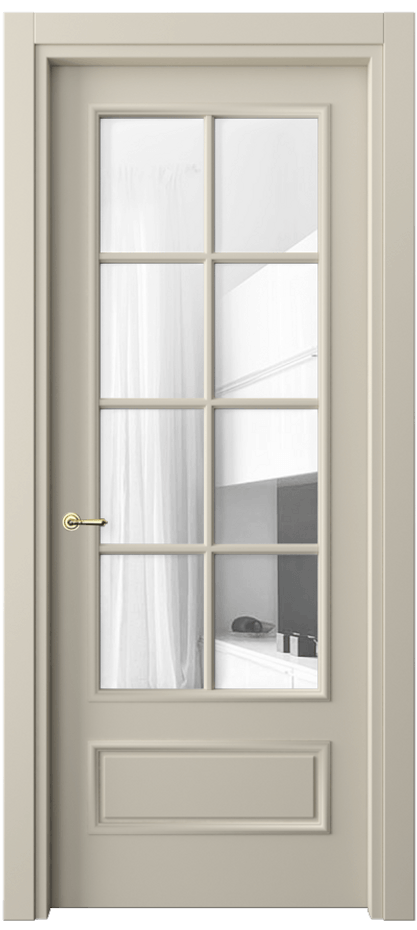 Дверь межкомнатная Париж 8112 Матовый бежево-серый Прозрачное стекло Гладкий наличник МБСР Цена 3300 Br Наличники уже входят в базовый комплект. Фабрика дверей Волховец 8 (800) 551 43 19 Межкомнатная дверь Париж 8112 Матовый бежево-серый Прозрачное стекло Цена 3300 Br| Volhovec
