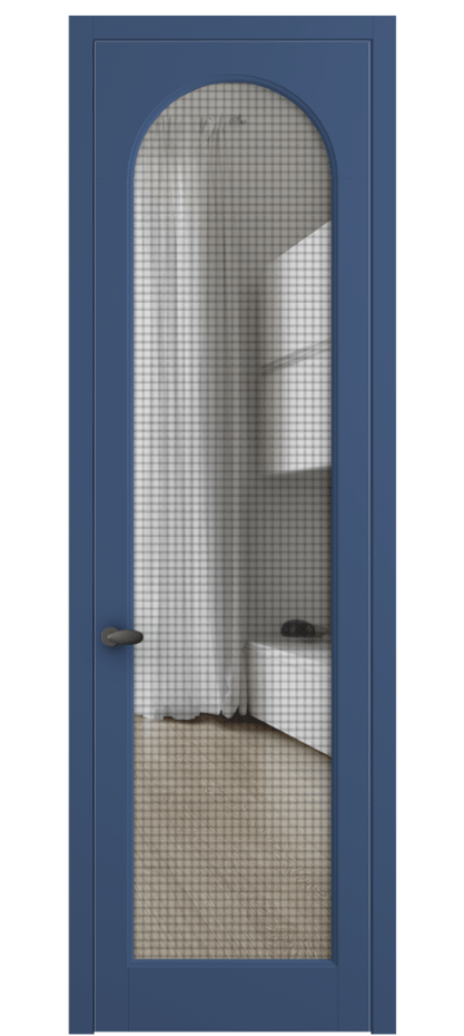 Межкомнатная дверь Palazzo 6804 Матовый белоснежный Mesh silver Цена 6800 Br | Volhovec