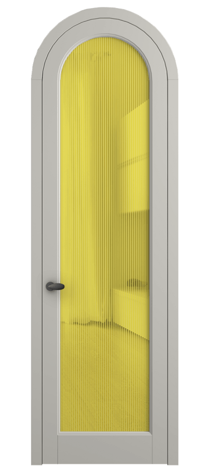 Дверь межкомнатная Palazzo 6814 Матовый тёплый серый Рифлёное желтое стекло "Дюна", триплекс 0536R МТСР Цена 7000 Br Наличники уже входят в базовый комплект. Фабрика дверей Волховец 8 (800) 551 43 19 Межкомнатная дверь Palazzo 6814 Матовый тёплый серый Рифлёное желтое стекло "Дюна", триплекс Цена 7000 Br | Volhovec