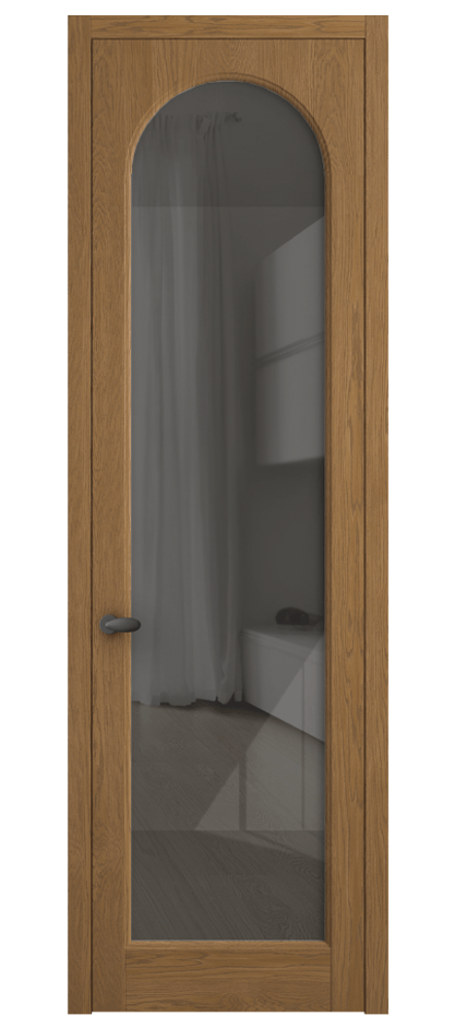 Дверь межкомнатная Palazzo 6804 Дуб пряный матовый Рефлективное серое стекло "Stopsol", калёное 0536 ДПРМ Цена 8400 Br Наличники уже входят в базовый комплект. Фабрика дверей Волховец 8 (800) 551 43 19 Межкомнатная дверь Palazzo 6804 Дуб пряный матовый Рефлективное серое стекло "Stopsol", калёное Цена 8400 Br | Volhovec