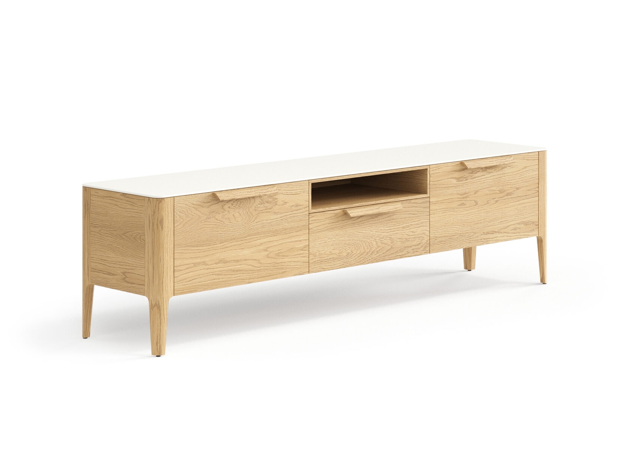 ТВ тумба Piega дуб соломенный матовый