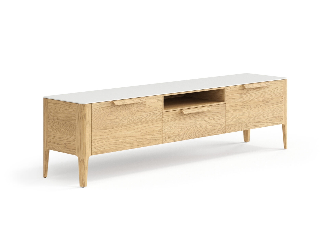 ТВ тумба Piega дуб соломенный матовый