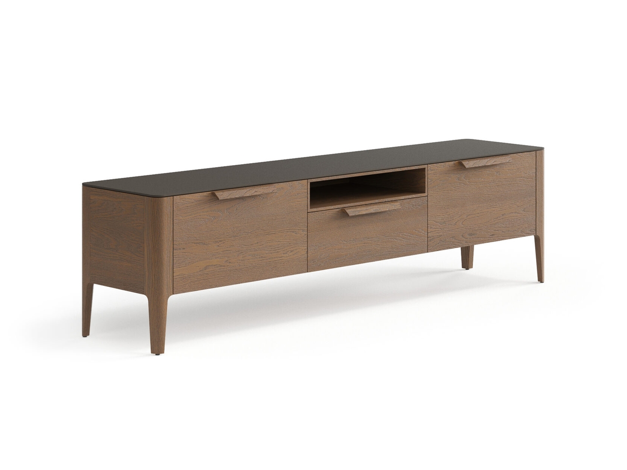 ТВ тумба Piega дуб туманный матовый