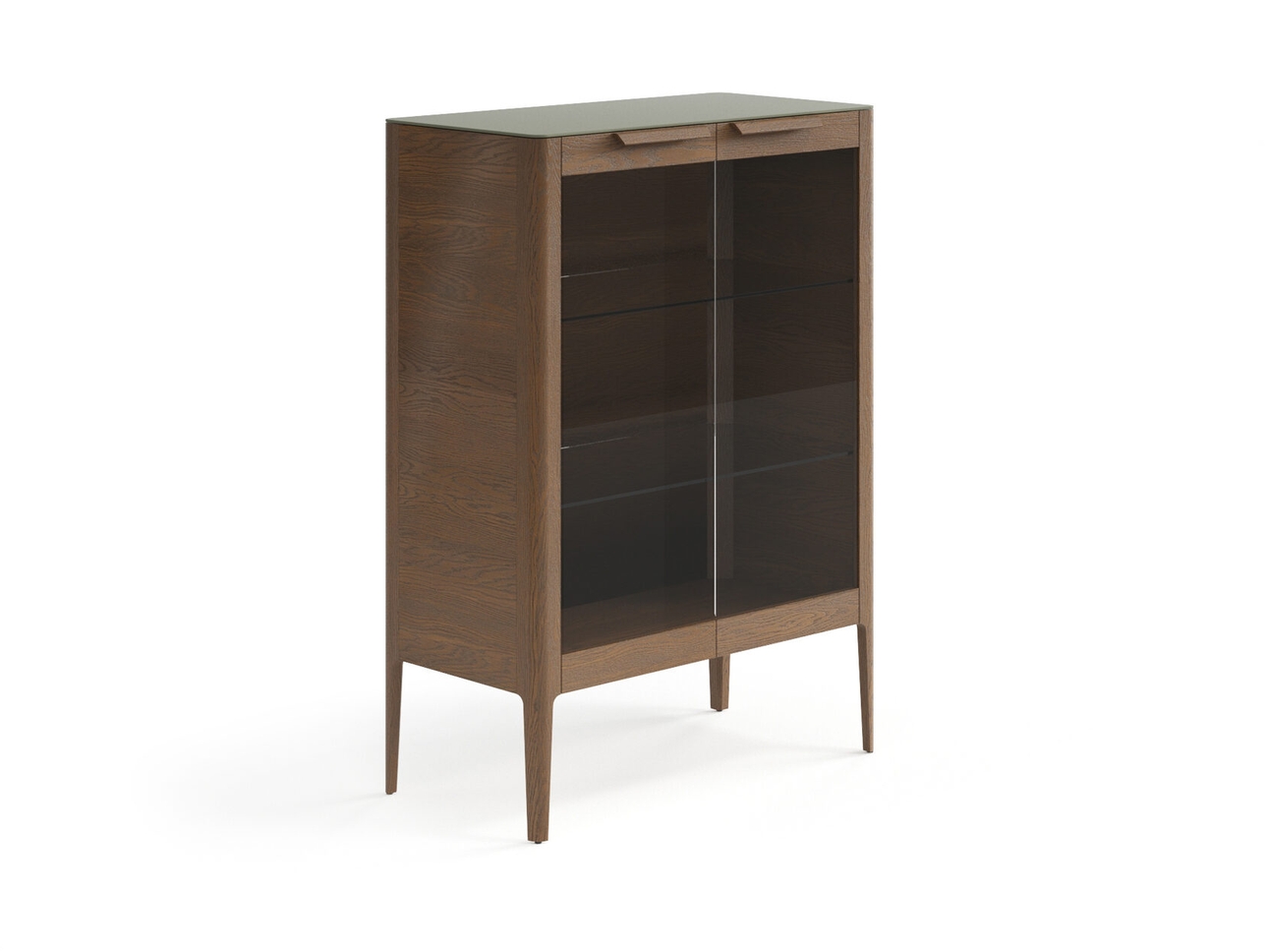 Витрина Piega дуб туманный матовый