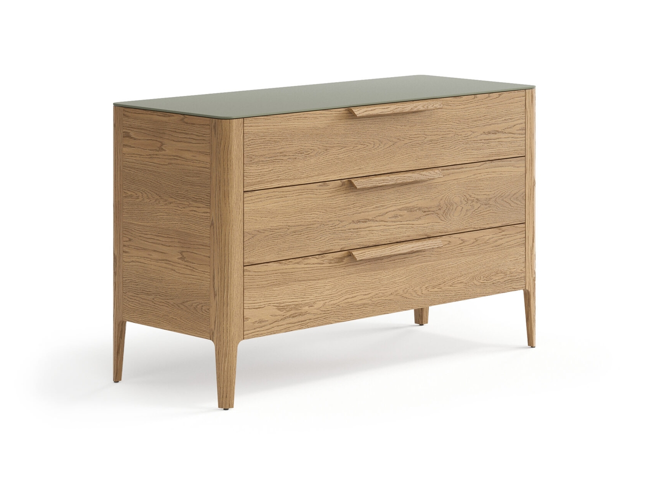 Комод Piega 3 ящика дуб мускатный матовый