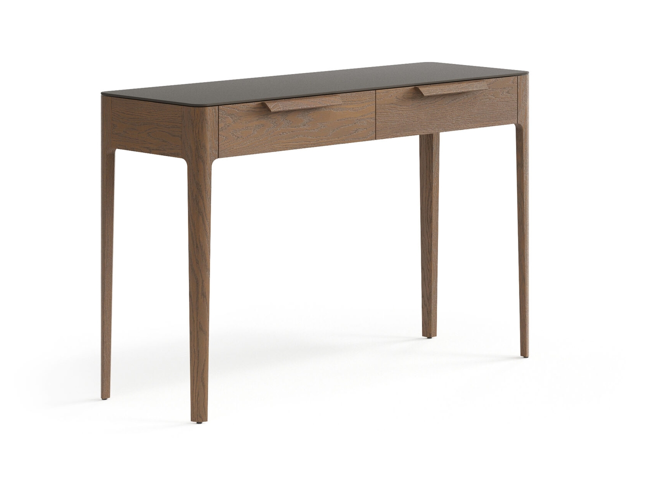 Консоль Piega 2 ящика дуб туманный матовый