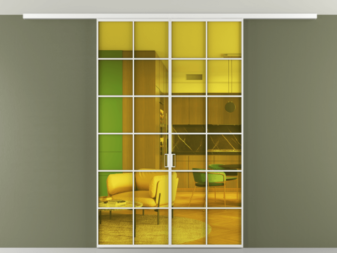 Перегородка Formato вдоль стены на потолок 2 створки АЛПР 040.05 Алюминий белоснежный Прозрачное жёлтое стекло, триплекс. Цена 13100 Br 1. Полотно 2 шт. (800/2100 мм)
2. Комплект установки раздвижной системы
3. Базовый комплект фурнитуры
4.Ручка RONDO
. Фабрика дверей Волховец 8 (800) 551 43 19 Перегородка Formato вдоль стены на потолок 2 створки АЛПР 040.05 Алюминий белоснежный Прозрачное жёлтое стекло, триплекс Цена 13100 Br | Volhovec