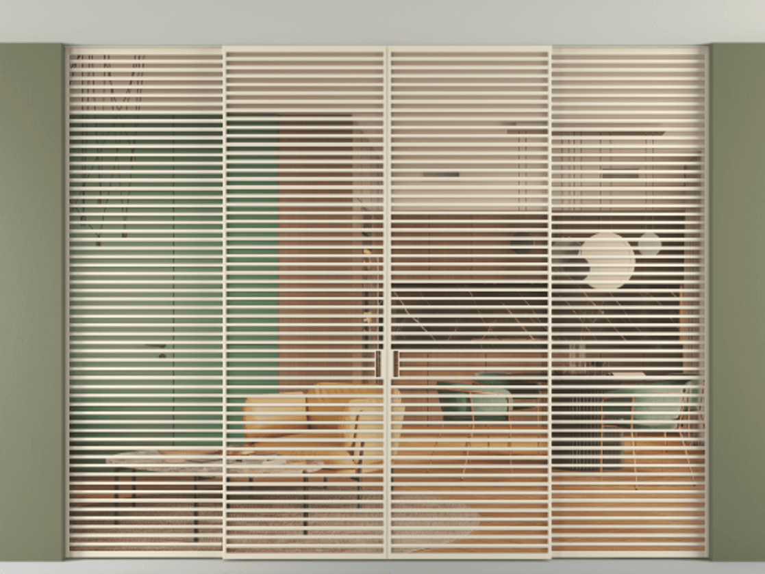 Перегородка Formato внутри проёма скрытое крепление в потолок 4 створки АЛПР 040.07 Алюминий бежево-серый Прозрачное оранжевое стекло, триплекс. Цена 51000 Br 1. Полотно 4 шт. (800/2100 мм)
2. Комплект установки раздвижной системы
3. Базовый комплект фурнитуры
4.Ручка RONDO. Фабрика дверей Волховец 8 (800) 551 43 19 Перегородка Formato внутри проёма скрытое крепление в потолок 4 створки АЛПР 040.07 Алюминий бежево-серый Прозрачное оранжевое стекло, триплекс Цена 51000 Br | Volhovec