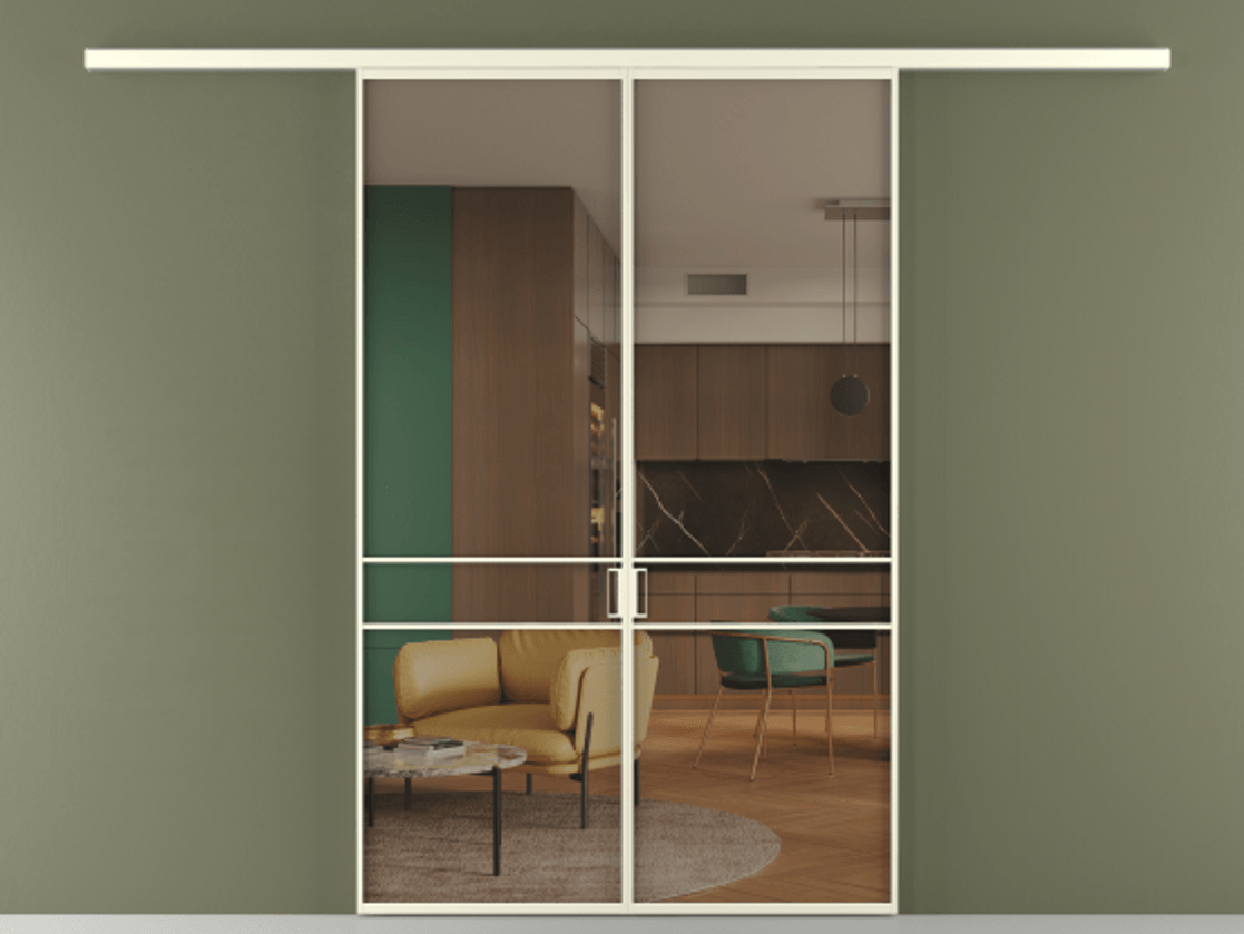 Перегородка Formato вдоль стены 2 створки АЛПР 040.02 Алюминий молочно-белый Прозрачное бронзовое стекло, триплекс. Цена 12460 Br 1. Полотно 2 шт. (800/2100 мм)
2. Комплект установки раздвижной системы
3. Базовый комплект фурнитуры
4.Ручка RONDO
. Фабрика дверей Волховец 8 (800) 551 43 19 Перегородка Formato вдоль стены 2 створки АЛПР 040.02 Алюминий молочно-белый Прозрачное бронзовое стекло, триплекс Цена 12460 Br | Volhovec