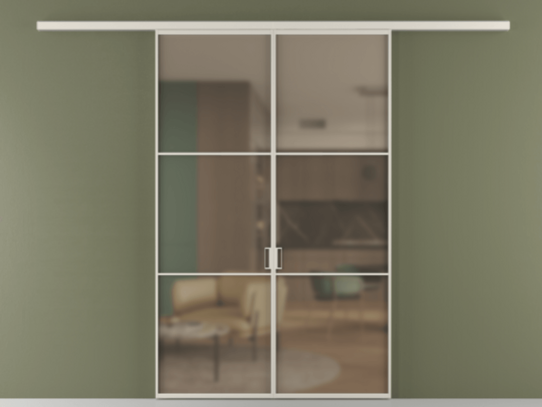 Перегородка Formato вдоль стены 2 створки АЛПР 040.03 Алюминий облачно-серый Сатинированное бронзовое стекло, триплекс. Цена 12460 Br 1. Полотно 2 шт. (800/2100 мм)
2. Комплект установки раздвижной системы
3. Базовый комплект фурнитуры
4.Ручка RONDO
. Фабрика дверей Волховец 8 (800) 551 43 19 Перегородка Formato вдоль стены 2 створки АЛПР 040.03 Алюминий облачно-серый Сатинированное бронзовое стекло, триплекс Цена 12460 Br | Volhovec