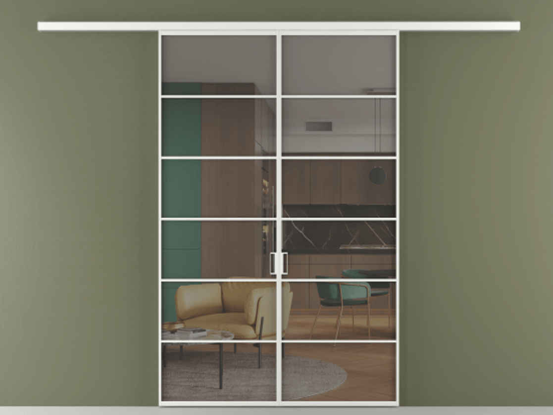 Перегородка Формато вдоль стены 2 створки АЛПР 040.04 Алюминий белоснежный Прозрачное серое стекло, триплекс. Цена 11080 Br 1. Полотно 2 шт. (800/2100 мм)
2. Комплект установки раздвижной системы
3. Базовый комплект фурнитуры
4.Ручка Рондо. Фабрика дверей Волховец 8 (800) 551 43 19 Перегородка Формато вдоль стены 2 створки АЛПР 040.04 Алюминий белоснежный Прозрачное серое стекло, триплекс Цена 11080 Br | Volhovec