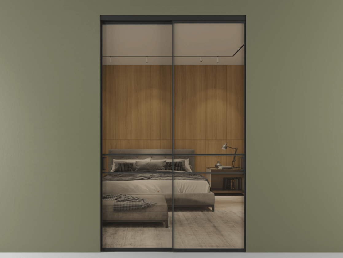 Перегородка Formato внутри проёма двустворчатая #VENDORCODE# #FURNISH# #GLASS# Цена #PRICE# #CURRENCY#  | Volhovec