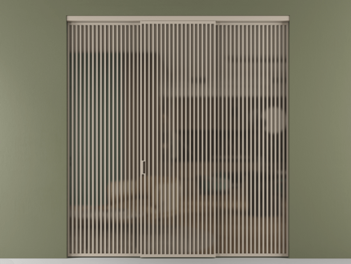 Перегородка Formato внутри проёма трёхстворчатая АЛПР 040.06 Алюминий бисквитный Сатинированное бронзовое стекло, триплекс, 6 мм. Цена 29610 Br 1. Полотно 3 шт. (800/2100 мм)
2. Комплект установки раздвижной системы
3. Базовый комплект фурнитуры
4.Ручка RONDO. Фабрика дверей Волховец 8 (800) 551 43 19 Перегородка Formato внутри проёма трёхстворчатая АЛПР 040.06 Алюминий бисквитный Сатинированное бронзовое стекло, триплекс, 6 мм Цена 29610 Br | Volhovec