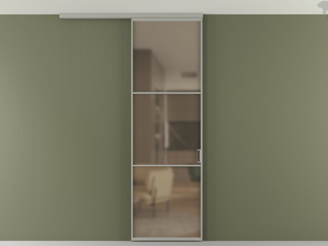 Перегородка Формато вдоль стены на потолок 1 створка АЛПР 040.03 Алюминий нейтральный серый Сатинированное бронзовое стекло, триплекс. Цена 5400 Br 1. Полотно 2 шт. (800/2100 мм)
2. Комплект установки раздвижной системы
3. Базовый комплект фурнитуры
4.Ручка Рондо. Фабрика дверей Волховец 8 (800) 551 43 19 Перегородка Формато вдоль стены на потолок 1 створка АЛПР 040.03 Алюминий нейтральный серый Сатинированное бронзовое стекло, триплекс Цена 5400 Br | Volhovec