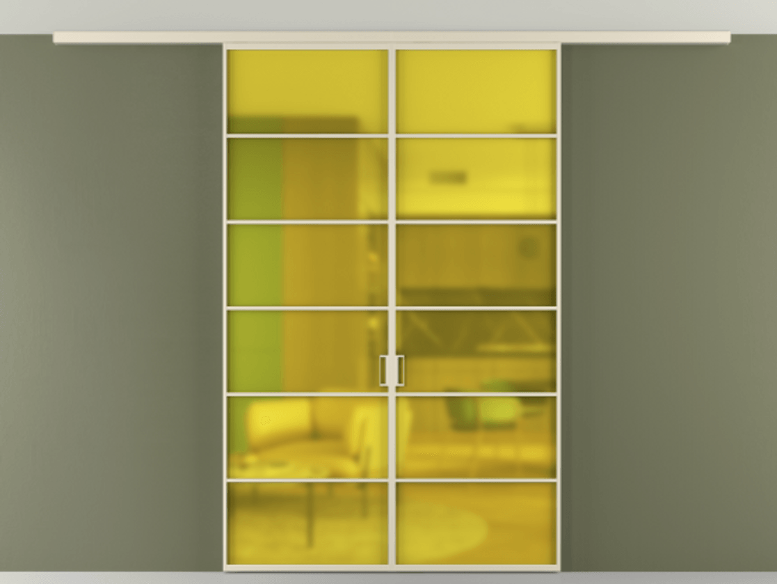 Перегородка Formato вдоль стены на потолок 2 створки АЛПР 040.04 Алюминий бежево-серый Сатинированное жёлтое стекло, триплекс. Цена 13100 Br 1. Полотно 2 шт. (800/2100 мм)
2. Комплект установки раздвижной системы
3. Базовый комплект фурнитуры
4.Ручка RONDO
. Фабрика дверей Волховец 8 (800) 551 43 19 Перегородка Formato вдоль стены на потолок 2 створки АЛПР 040.04 Алюминий бежево-серый Сатинированное жёлтое стекло, триплекс Цена 13100 Br | Volhovec