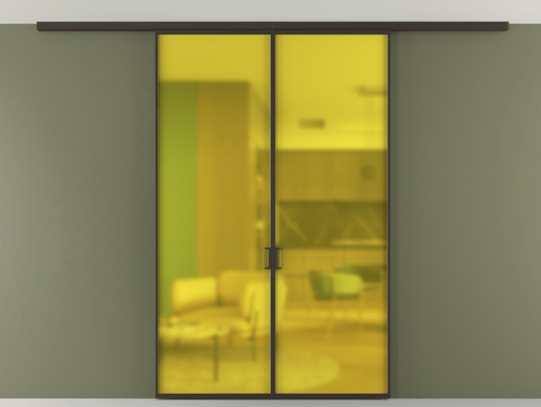 Перегородка Formato вдоль стены на потолок 2 створки АЛПР 040.01 Алюминий антрацит Сатинированное жёлтое стекло, триплекс. Цена 9900 Br 1. Полотно 2 шт. (800/2100 мм)
2. Комплект установки раздвижной системы
3. Базовый комплект фурнитуры
4.Ручка RONDO
. Фабрика дверей Волховец 8 (800) 551 43 19 Перегородка Formato вдоль стены на потолок 2 створки АЛПР 040.01 Алюминий антрацит Сатинированное жёлтое стекло, триплекс Цена 9900 Br | Volhovec