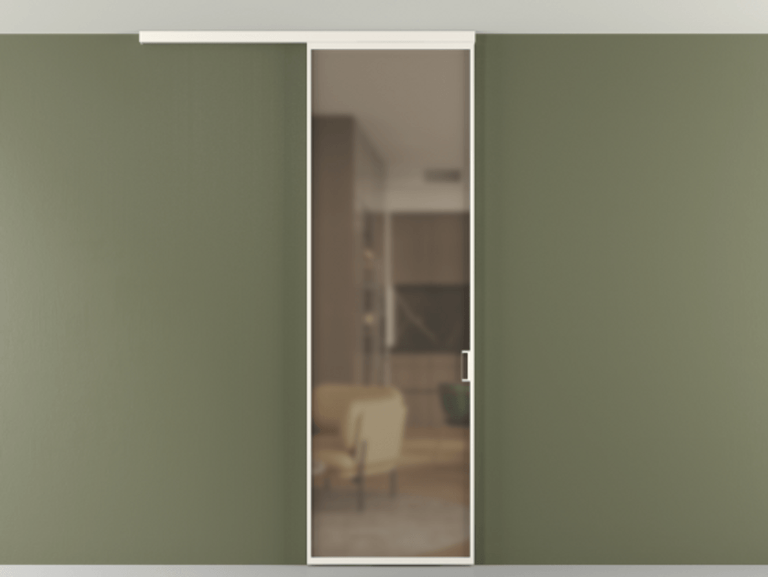 Перегородка Formato вдоль стены на потолок 1 створка АЛПР 040.01 Алюминий пудровый белый Сатинированное бронзовое стекло, триплекс. Цена 5150 Br 1. Полотно 2 шт. (800/2100 мм)
2. Комплект установки раздвижной системы
3. Базовый комплект фурнитуры
4.Ручка RONDO
. Фабрика дверей Волховец 8 (800) 551 43 19 Перегородка Formato вдоль стены на потолок 1 створка АЛПР 040.01 Алюминий пудровый белый Сатинированное бронзовое стекло, триплекс Цена 5150 Br | Volhovec