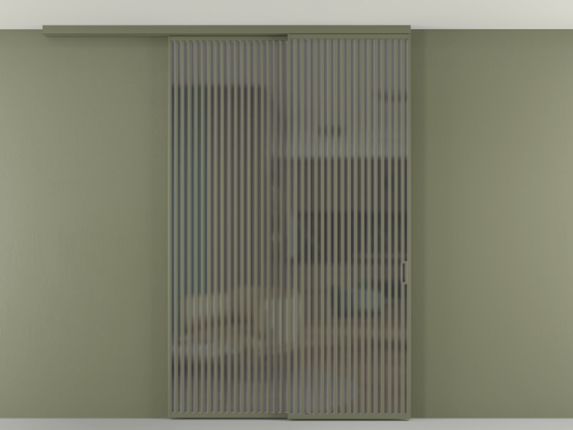 Перегородка Формато вдоль стены на потолок 2 створки с синхронным механизмом АЛПР 040.06 Алюминий оливковый тёмный Сатинированное серое стекло, триплекс. Цена 23070 Br 1. Полотно 2 шт. (800/2100 мм)
2. Комплект установки раздвижной системы
3. Базовый комплект фурнитуры
4.Ручка Рондо. Фабрика дверей Волховец 8 (800) 551 43 19 Перегородка Формато вдоль стены на потолок 2 створки с синхронным механизмом АЛПР 040.06 Алюминий оливковый тёмный Сатинированное серое стекло, триплекс Цена 23070 Br | Volhovec