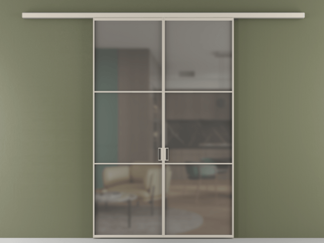 Перегородка Формато вдоль стены 2 створки АЛПР 040.03 Алюминий светло-бежевый Сатинированное серое стекло, триплекс. Цена 10450 Br 1. Полотно 2 шт. (800/2100 мм)
2. Комплект установки раздвижной системы
3. Базовый комплект фурнитуры
4.Ручка Рондо. Фабрика дверей Волховец 8 (800) 551 43 19 Перегородка Формато вдоль стены 2 створки АЛПР 040.03 Алюминий светло-бежевый Сатинированное серое стекло, триплекс Цена 10450 Br | Volhovec