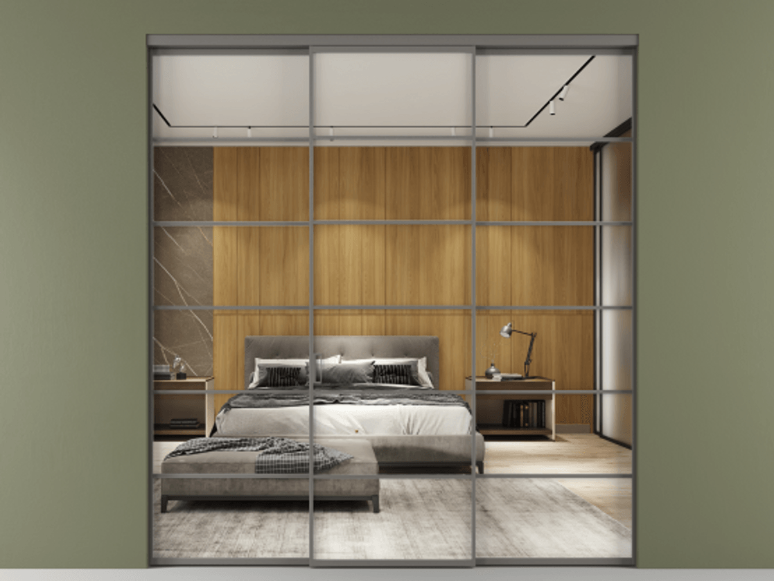 Перегородка Formato внутри проёма 3 створки АЛПР 040.04 Алюминий классический серый Двустороннее зеркало, триплекс , триплекс 6 мм. Цена 14290 Br 1. Полотно 3 шт. (800/2100 мм)
2. Комплект установки раздвижной системы
3. Базовый комплект фурнитуры
4.Ручка RONDO. Фабрика дверей Волховец 8 (800) 551 43 19 Перегородка Formato внутри проёма 3 створки АЛПР 040.04 Алюминий классический серый Двустороннее зеркало, триплекс , триплекс 6 мм Цена 14290 Br | Volhovec