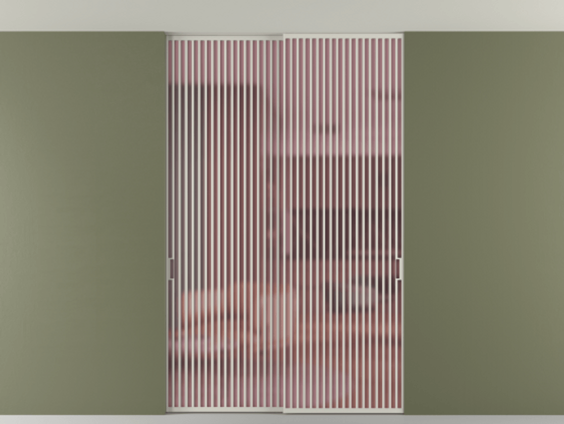 Перегородка Formato внутри проёма скрытое крепление в потолок 2 створки АЛПР 040.06 Алюминий тёплый серый Сатинированное розовое стекло, триплекс. Цена 21900 Br 1. Полотно 2 шт. (800/2100 мм)
2. Комплект установки раздвижной системы
3. Базовый комплект фурнитуры
4. Ручка RONDO. Фабрика дверей Волховец 8 (800) 551 43 19 Перегородка Formato внутри проёма скрытое крепление в потолок 2 створки АЛПР 040.06 Алюминий тёплый серый Сатинированное розовое стекло, триплекс Цена 21900 Br | Volhovec