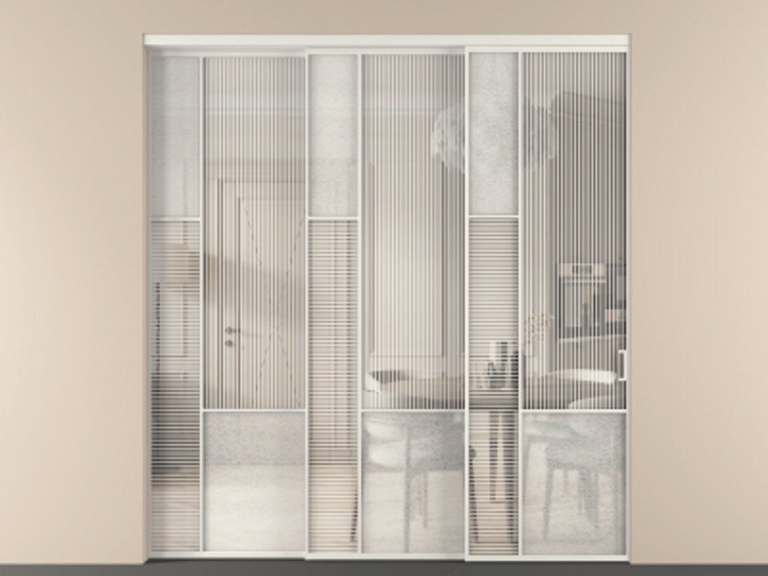 Перегородка Mosaic внутри проема телескопик синхро-3 #VENDORCODE# #FURNISH# #GLASS# Цена #PRICE# #CURRENCY# | Volhovec