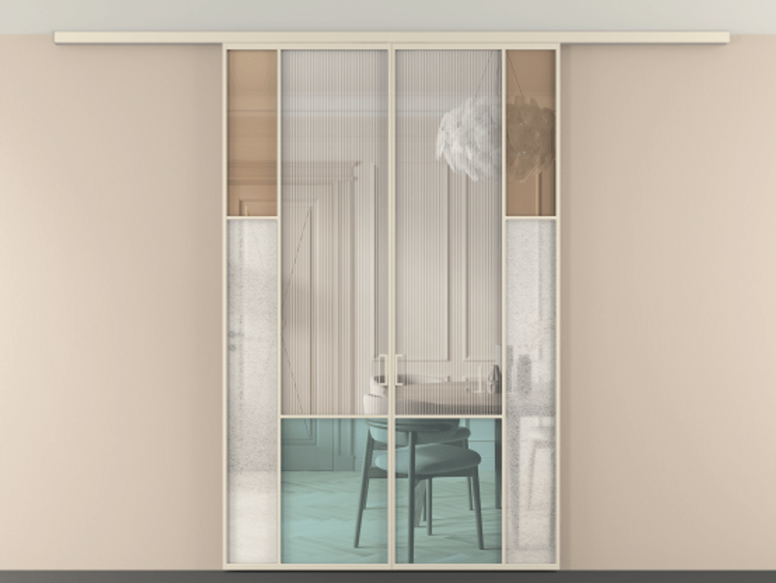 Перегородка Mosaic вдоль стены на потолок двустворчатая АЛПР 041.12 Алюминий бежево-серый Комбинация стекол Группы 1 и Группы 3. Цена 13300 Br . Фабрика дверей Волховец 8 (800) 551 43 19 Перегородка Mosaic вдоль стены на потолок двустворчатая АЛПР 041.12 Алюминий бежево-серый Комбинация стекол Группы 1 и Группы 3 Цена 13300 Br | Volhovec