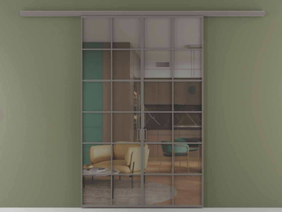 Перегородка Formato вдоль стены 2 створки АЛПР 040.05 Алюминий классический серый Прозрачное серое стекло, триплекс. Цена 13290 Br 1. Полотно 2 шт. (800/2100 мм)
2. Комплект установки раздвижной системы
3. Базовый комплект фурнитуры
4.Ручка RONDO
. Фабрика дверей Волховец 8 (800) 551 43 19 Перегородка Formato вдоль стены 2 створки АЛПР 040.05 Алюминий классический серый Прозрачное серое стекло, триплекс Цена 13290 Br | Volhovec