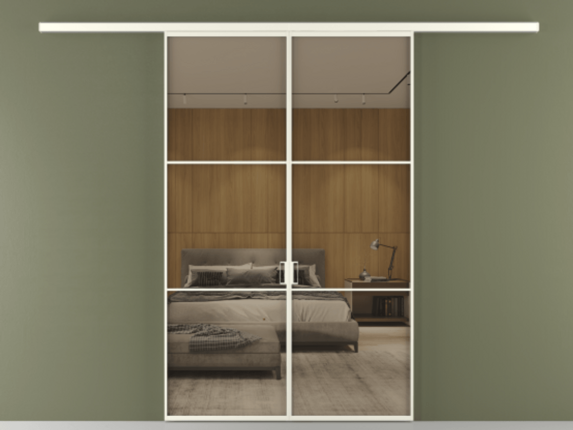 Перегородка Formato вдоль стены 2 створки АЛПР 040.03 Алюминий жемчужный Рефлективное бронзовое стекло "Stopsol", калёное. Цена 13310 Br 1. Полотно 2 шт. (800/2100 мм)
2. Комплект установки раздвижной системы
3. Базовый комплект фурнитуры
4.Ручка RONDO
. Фабрика дверей Волховец 8 (800) 551 43 19 Перегородка Formato вдоль стены 2 створки АЛПР 040.03 Алюминий жемчужный Рефлективное бронзовое стекло "Stopsol", калёное Цена 13310 Br | Volhovec