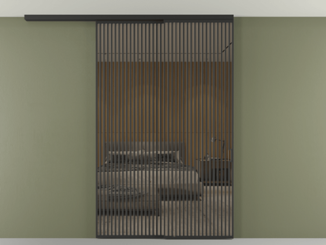 Перегородка Formato вдоль стены на потолок телескопик синхро 2 #VENDORCODE# #FURNISH# #GLASS# Цена #PRICE# #CURRENCY# | Volhovec